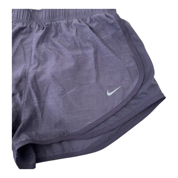 Nike Dri-Fit Womens Running Shorts Size L -Purple Lightweight Activewear - Picture 12 of 12